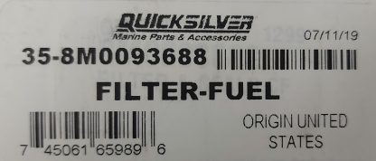 Quicksilver 8M0093688 Water Separating Fuel Filter