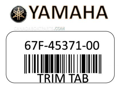 Yamaha Outboard Engine Trim Tab Anode 67F-45371-00